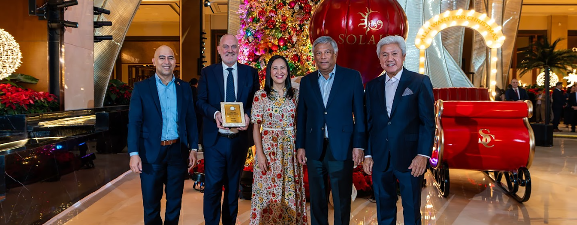 Solaire Resort North Shines Bright with Hyun Bin for the Yuletide Season