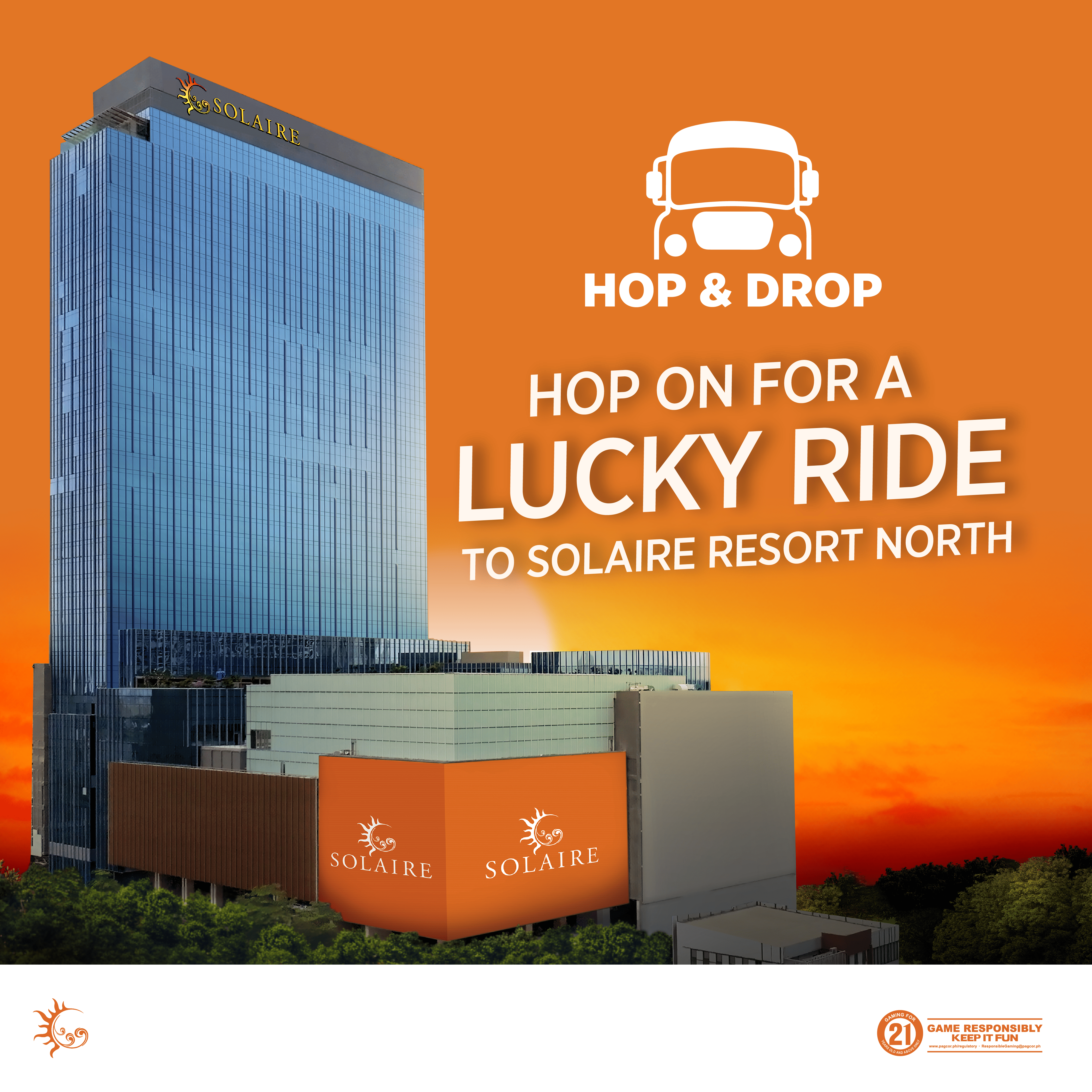 Hop & Drop Transportation Service | Solaire Resort Quezon City