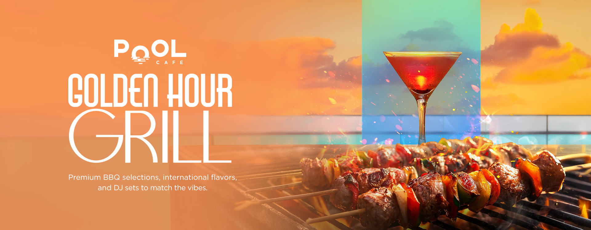 Pool Cafe: Golden Hour Grill