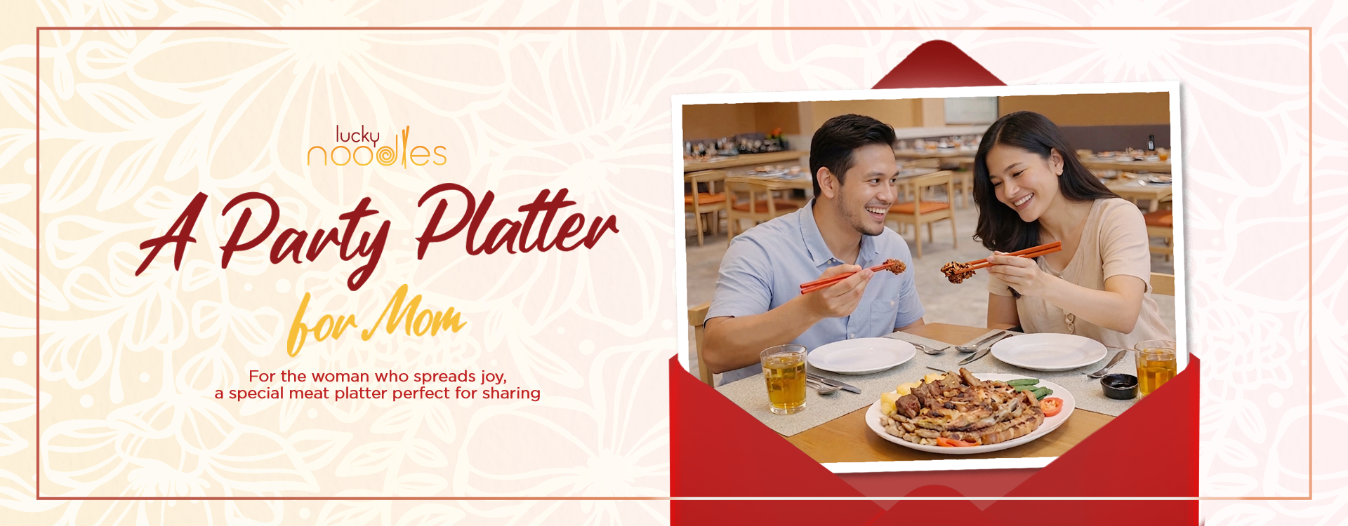 Lucky Noodles: A Party Platter for Mom