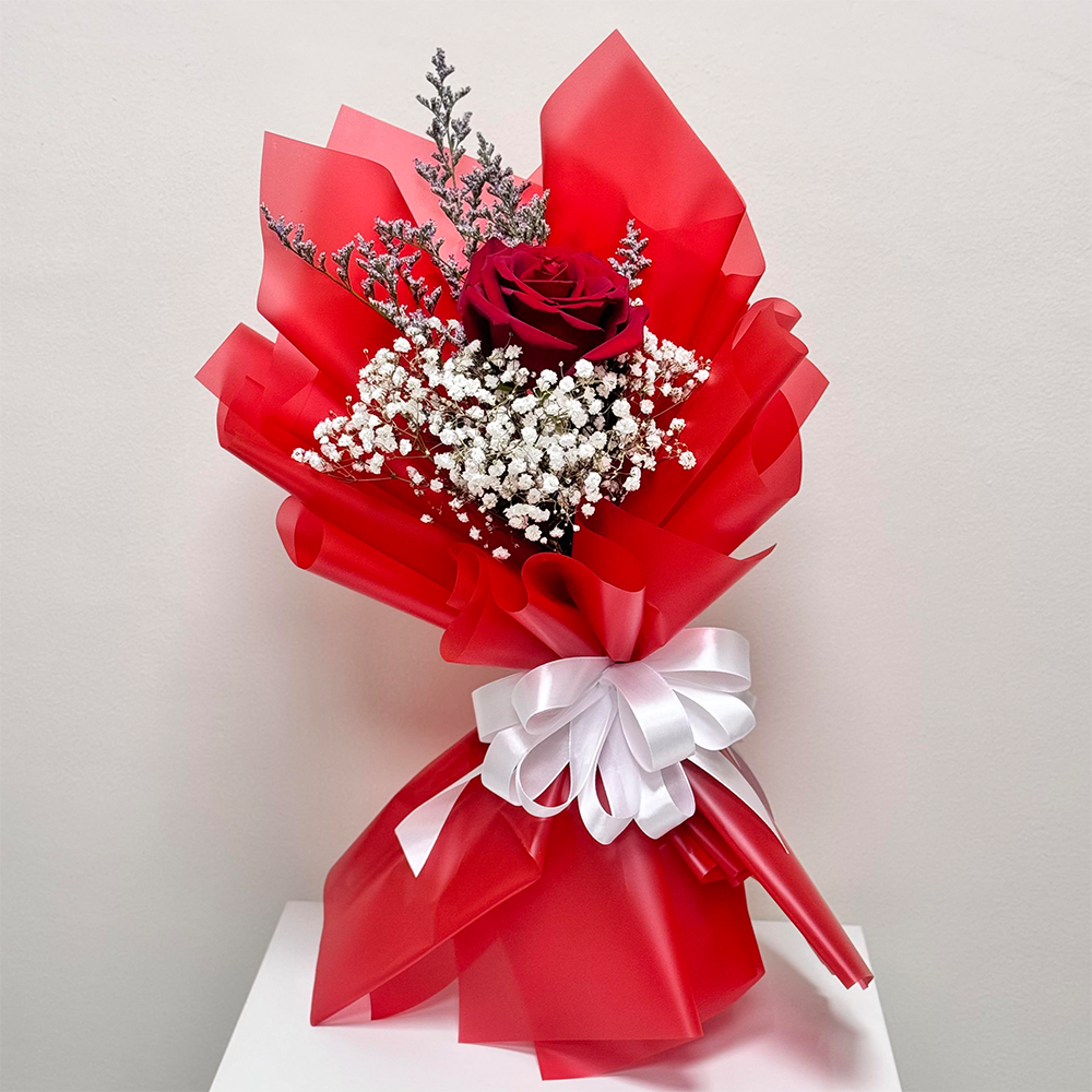 Bouquet Single Ecuadorian Rose