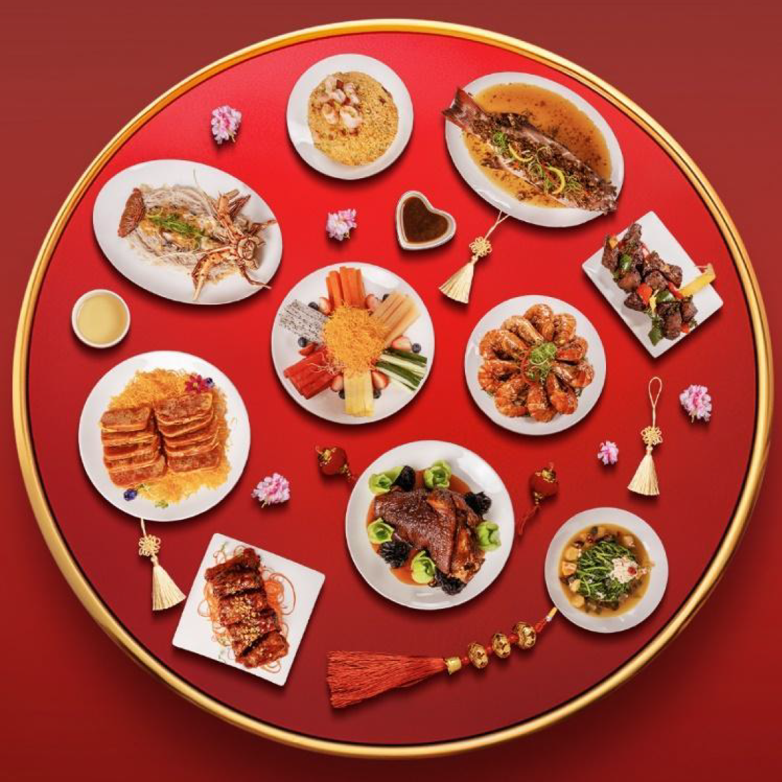 Red Lantern’s Lucky Lunar Feast features two individual set menus crafted to capture the spirit of the Lunar New Year with a selection of exquisite dishes that blend tradition with modern flavors.