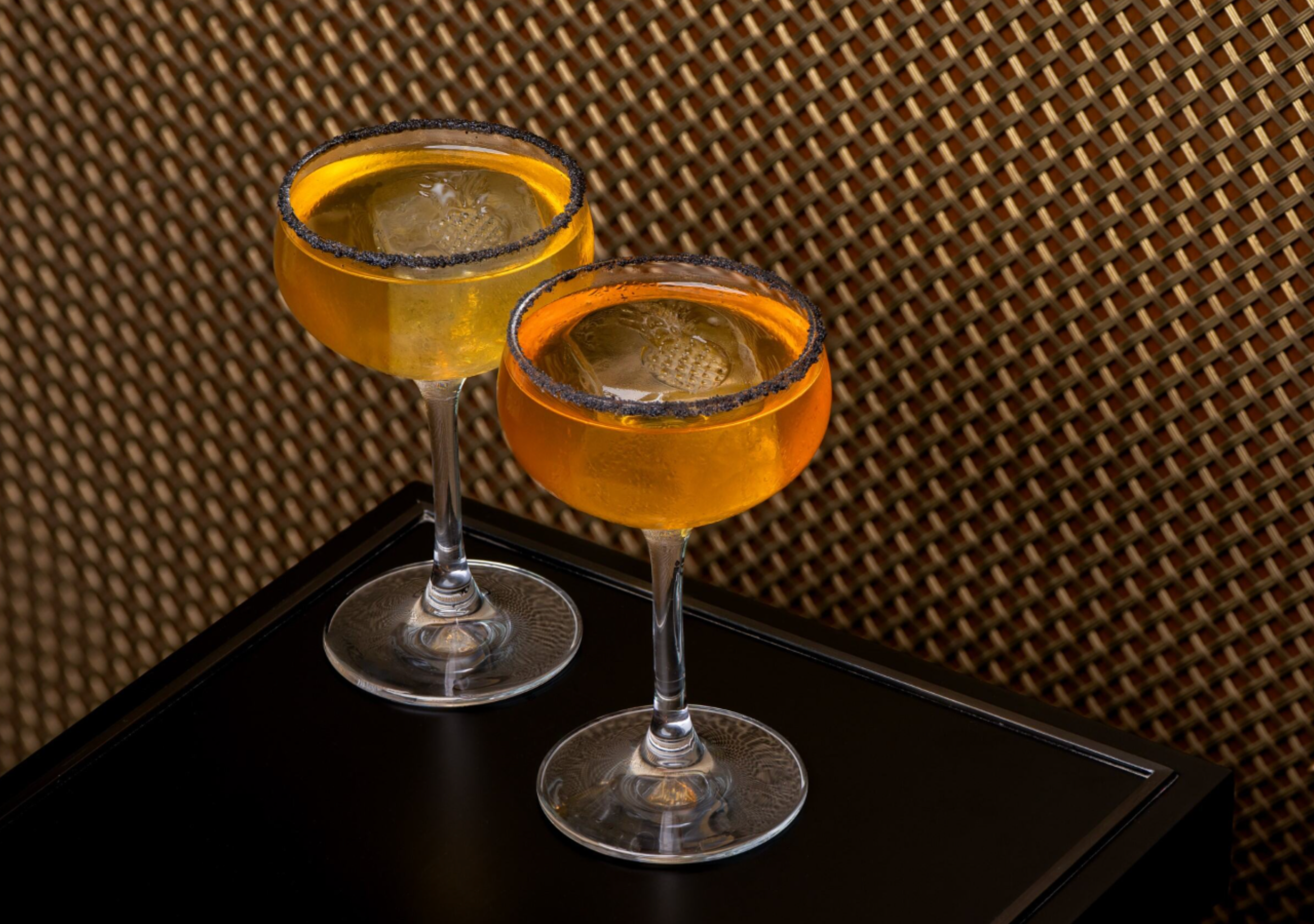 Gemini (intro) and Gemini (extro) from the Celestial Cocktail menu – come face to face with citrussy hints of charred pineapple, bringing out a salty oriental sweetness for Gemini (intro), and a subtle bite of saltiness from an earthy-citrus blend for Gemini (extro)