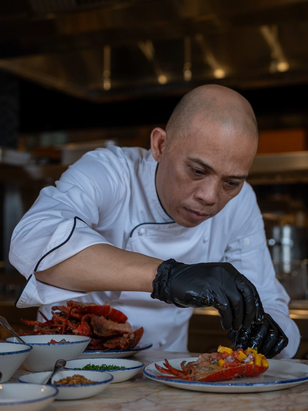 Chef Jhun Perreras leads the kitchen of Fresh International Buffet