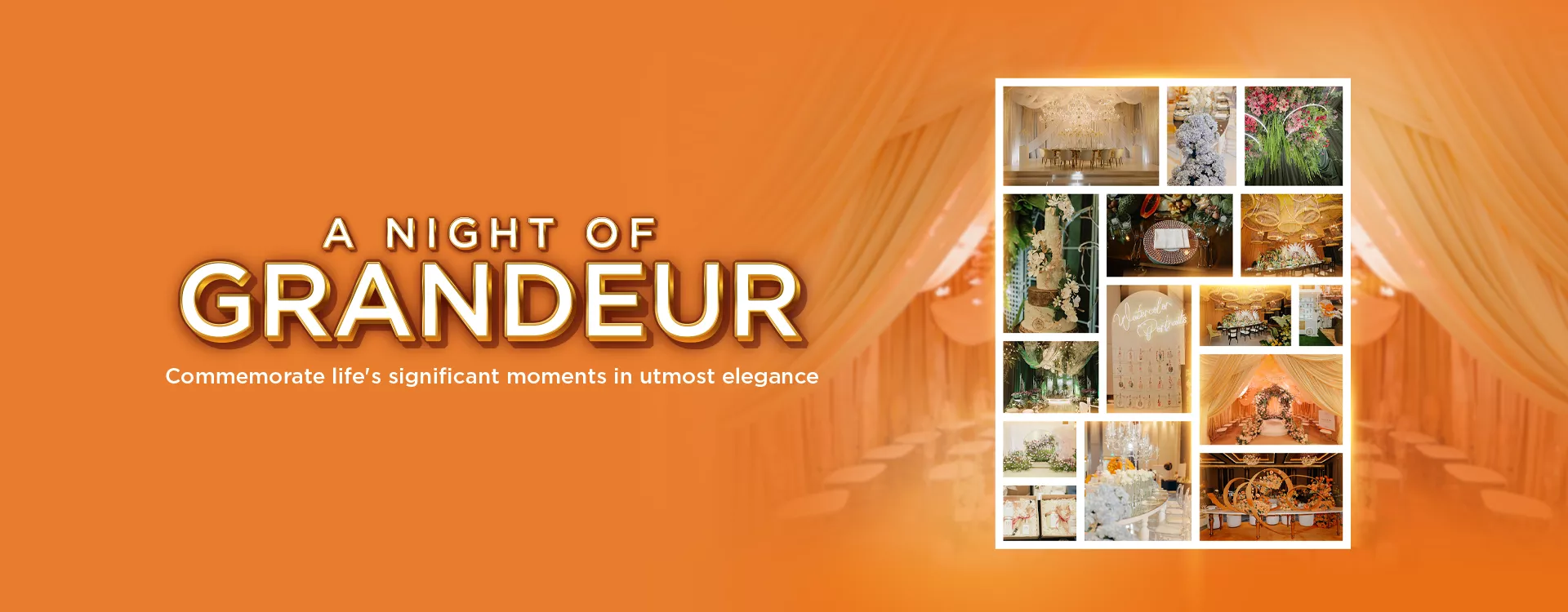 Night of Grandeur: Book your milestone events with us