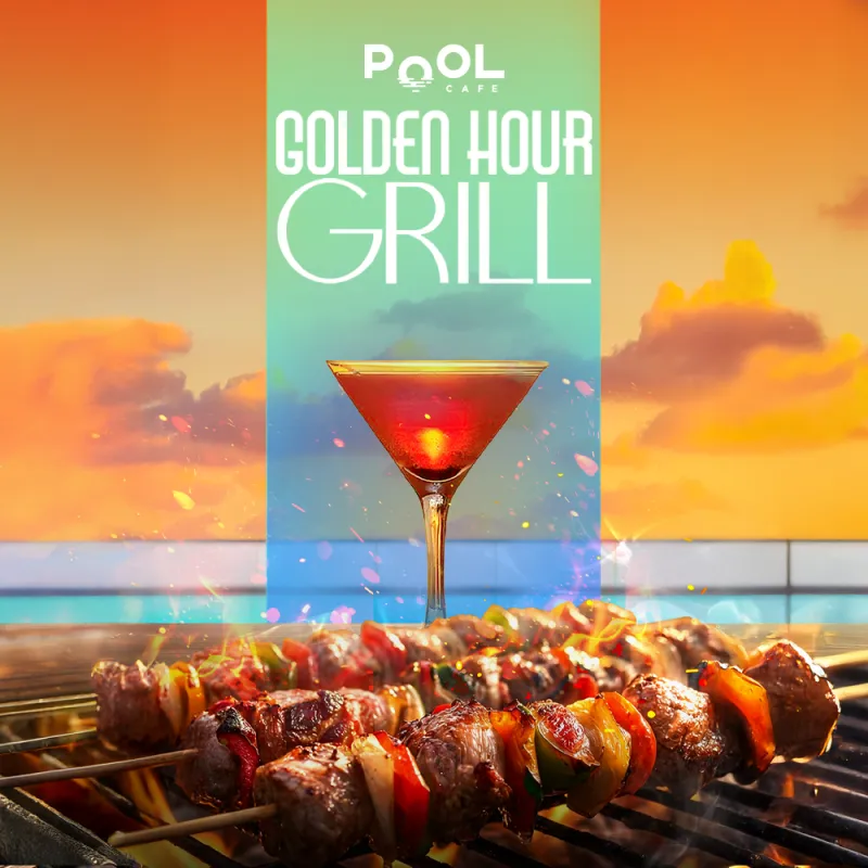 Pool Cafe: Golden Hour Grill